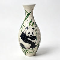 （panda）3D Vase Puzzle with Water-Holding Insert – Buildable Flower Vase