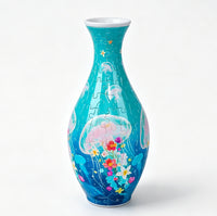（ocean）3D Vase Puzzle with Water-Holding Insert – Buildable Flower Vase