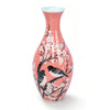 （Pink）3D Vase Puzzle with Water-Holding Insert – Buildable Flower Vase