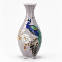 （peacock）3D Vase Puzzle with Water-Holding Insert – Buildable Flower Vase